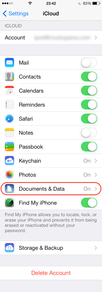 DocsaAndDataSettings