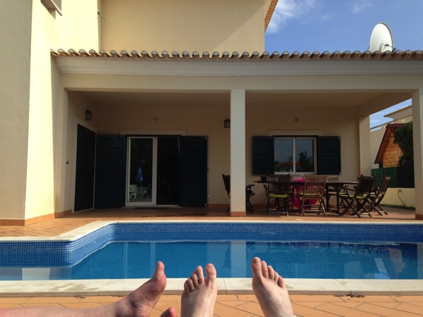 Relaxing By The Pool